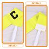 Toddmomy Wear-Resistant Captain Armband Adjustable Football Captain Band Elastic Comfortable for Soccer Rugby Hockey Basketball Team Sports view 3