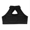 JEATHA Girls Sequin Latin Jazz Dance Costume Sleeveless Halter Neck Crop Top with Tassels Fringed Skirt Bottom Black Top 12 Years view 4