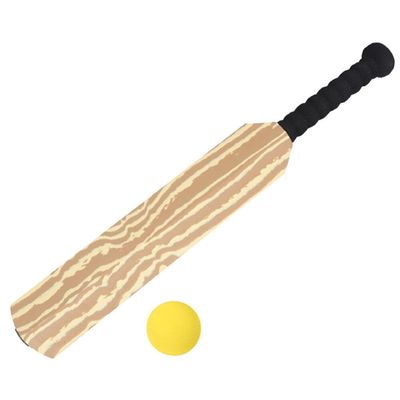 Kisangel Kids Cricket Bat with Ball, Tennis Balls Indoor Outdoor 22.83 Inch Cricket Bat Sport Toy for Family Fun Active Play