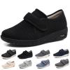 bumuam Lightweight Walking Sneakers,Extra Wide Widths Walking Edema Sneakers Adjustable Strap Easy On/Off with 3 Pairs Insoles Replacement Men 4/Women 5 view 1