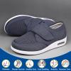 bumuam Diabetic Shoes for Elderly Men,Extra Wide Slip-on Shoes for Swollen Feet Adjustable Walking Shoes for Elderly Foot Pain Relief Men 8/Women 9 view 4