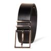 Amazon Essentials Women's Leather Refined Buckle Dress Belt, Black, 3X view 1