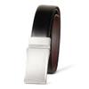 Amazon Essentials Men's Leather Reversible Plaque Dress Belt, Black/Chestnut Brown, 38 view 1