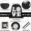 Tanlade 24 Pcs Sport Drawstring Bags Cinch Sack Candy Drawstring Bag Sport Party Goodie Favor Bags Supplies Gifts for Sports Party Men Women (Volleyball,10 x 12 Inch) view 2