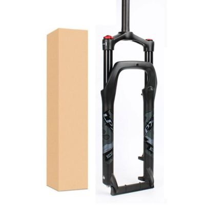 ZECHAO 120mm Travel Snow Beach Vehicle Bike Suspension Forks,20/26 * 4.0in Lightweight Alloy Air Fork Straight Tube 1-1/8" 9 * 135mm Outdoor (Color : Grey Label, Size : 26inch)