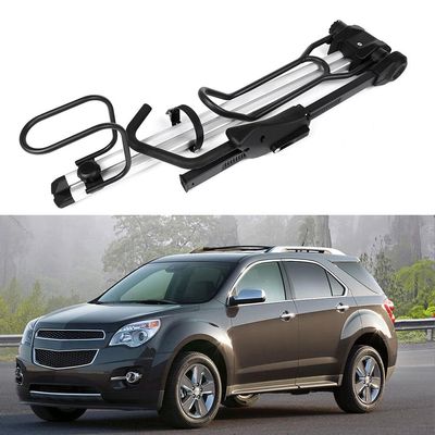 ECCPP Silver Upright Bike Rack 1 Bike Universal Fits Fits Most Size Crossbar Bike Racks Roof Bicycle Carrier