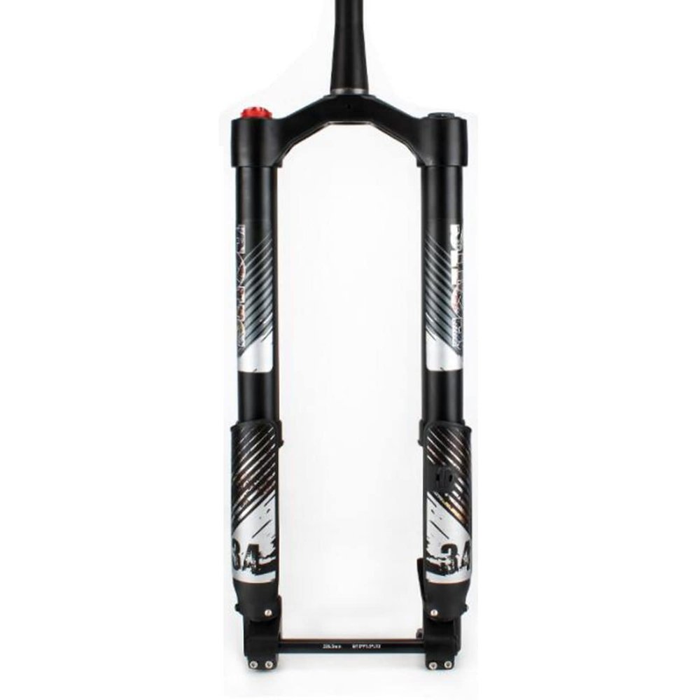 ZECHAO 130mm Travel Beach Bike Inverted Fork,26inch Lightweight Alloy Air Supension Front Fork 150 * 15MM Snowmobile Bike Outdoor