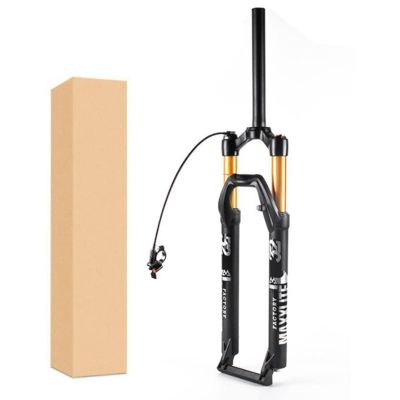 ZECHAO 29in Bike Shock Absorber Forks,115mm Travel Straight Tube 1-1/8" Air Mountain Bike Suspension Forks Rebound Adjustment 9mm Axle Outdoor (Color : Remote Lock, Size : 29inch)