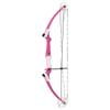 Genesis Archery 4 Pack Original Compound Bow with Adjustable Riser, 15"-30" Draw Length, 10-20 lb Draw Weight, Draw Hand - Right, Pink view 2
