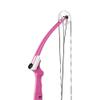 Genesis Archery 4 Pack Original Compound Bow with Adjustable Riser, 15"-30" Draw Length, 10-20 lb Draw Weight, Draw Hand - Right, Pink view 3