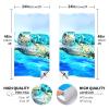 Styubn Cornhole Board Wraps Beach Sea Turtles Cornhole Skins for Boards,Skin Decal Vinyl Wrap for Cornhole Game Board Bag Toss (2xpcs.) view 4