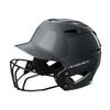 EvoShield XVT 2.0 Gloss Batting Helmet with Facemask - Charcoal, X-Small view 1