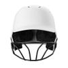 EvoShield XVT 2.0 Matte Batting Helmet with Facemask - Team White, X-Small view 2