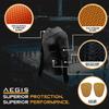 Aegis Interceptor Pro Goalie Base Layer Top, with High Performance, Lightweight, and Comfortable Impact Protection for Hockey Goalies Featuring D3O (X-Large) view 3
