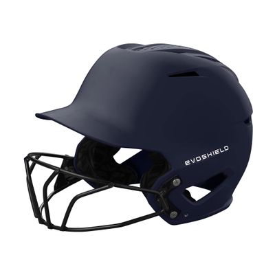 EvoShield XVT 2.0 Matte Batting Helmet with Facemask - Navy, X-Small