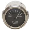 Beede Boat Rudder Angle Gauge 946965 | 2 Inch Silver Black view 1