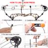 CENWTY Compound Bow Press Archery Ratchet Bow Press Portable Universal Compound Bows Changer Tool Accessories for Shooting Hunting (Yellow) view 4