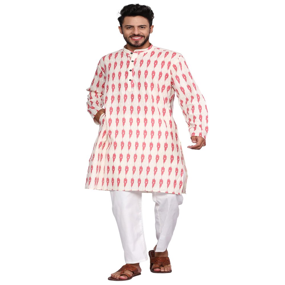 TOSQP27 Mens Cotton Kurta Pajamas Gift Boys Ethnic Wedding Party Grooms Outfit