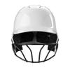 EvoShield XVT 2.0 Gloss Batting Helmet with Facemask - Team White, X-Small view 2