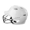 EvoShield XVT 2.0 Gloss Batting Helmet with Facemask - Team White, X-Small view 3