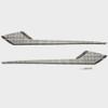 Sea Ray Boat Graphic Decals 2157322 | 19 SPX Charcoal Graphite (Set of 3) view 1