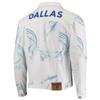 FISLL Men's NBA Team Denim Jacket, Dallas Mavericks, Small view 3