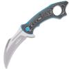 Gil Hibben Warbird Folding Karambit Knife | Small Tactical Knife | 4.75 When Closed to Fit in Pockets | Stainless Steel Blade | Open-Ring Pommel | Micarta Handle Scales view 1