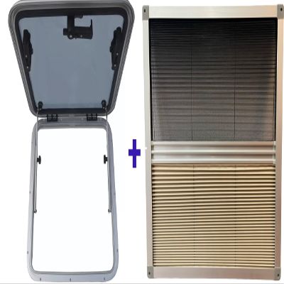 Galamarine 26.6"x26.6" Square Deck Hatch with Screen/Shade System