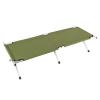Portable Folding Camping Cot with Carrying Bag Army Green view 1