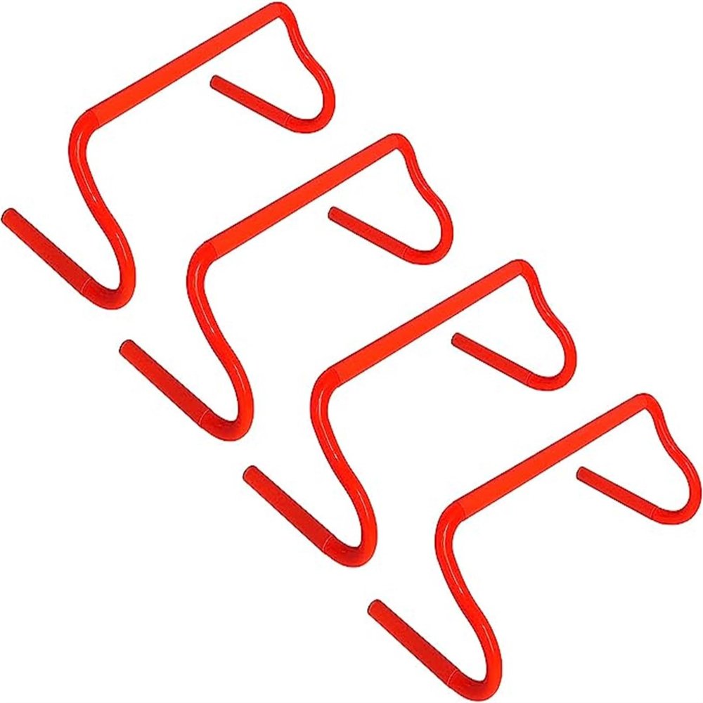 BESNUT 4 Pack Agility Speed Training Hurdles- 9" Detachable Agility Training Hurdles- Sports Practice Equipment for Athletes, Soccer, Basketball