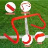 BESNUT 4 Pack Agility Speed Training Hurdles- 9" Detachable Agility Training Hurdles- Sports Practice Equipment for Athletes, Soccer, Basketball view 4