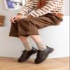 ACCFOD Fall Slouch Socks for Women Cotton Slouchy Socks Brown Coffee Gray Orange Green Yellow Nude White Socks view 4