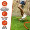BESNUT Speed Training Agility Hurdles for Athletes - 2-Pack - Speed and Agility Training Equipment for Soccer Basketball Football Hurdle Training (Size : H 30cm) view 3
