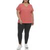 Calvin Klein Women's Performance Tee Shirt,Radiance,2X view 1