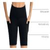 Boolavard Shorts for Women with Pockets  High Waisted Tummy Control Workout Yoga Running Gym Short Pants (XL, Black) view 4