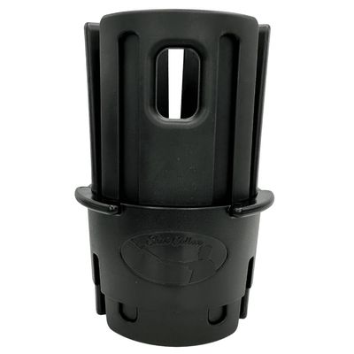 Shot Collar Bat Weight 16 to 24 oz | Easy On/Easy Off (Twist or Tap Off) Baseball Bat Weight | Customize Colors to Match Equipment or Team (16, 20, 24 Ounces)  Black w/Black Inserts