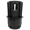 Shot Collar Bat Weight 16 to 24 oz | Easy On/Easy Off (Twist or Tap Off) Baseball Bat Weight | Customize Colors to Match Equipment or Team (16, 20, 24 Ounces)  Black w/Black Inserts view 1