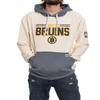 Calhoun NHL Surf & Skate Mens Reverse Terry Retro Style Premium Hoodie (X-Large, Boston Bruins) view 1