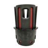 Shot Collar Bat Weight 16 to 24 oz | Easy On/Easy Off (Twist or Tap Off) Baseball Bat Weight | Customize Colors to Match Equipment or Team (16, 20, 24 Ounces)  Black w/Maroon Inserts view 1
