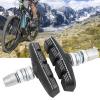 1 Pair 55mm Folding Bike Brakes Pads Multifunctional Bicycle V Brake Rubber Blocks with Nuts Road Bike Brake Pads for DAHON view 2