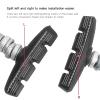 1 Pair 55mm Folding Bike Brakes Pads Multifunctional Bicycle V Brake Rubber Blocks with Nuts Road Bike Brake Pads for DAHON view 3