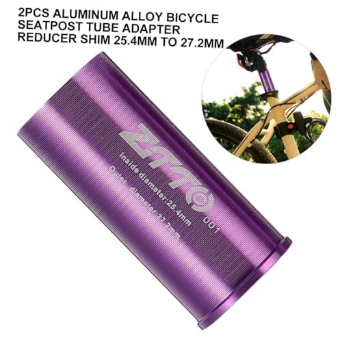 INOOMP 2pcs Aluminum Alloy Seatpost Reducer for Easy to Install Suitable for Road and Mountain