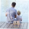 Angoily Portable Folding Camping Stool Lightweight Chair for Outdoor Fishing Hiking and Garden Use Easy to Carry and Space-Saving Design Height view 2