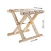 Angoily Portable Folding Camping Stool Lightweight Chair for Outdoor Fishing Hiking and Garden Use Easy to Carry and Space-Saving Design Height view 3
