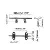 TTZEZE Stainless Steel Boat Cleat,Open Base Dock Cleats with Nuts,Boat Cleat Towel Hooks Rope Cleat with Fasteners for Wall,Boats,Kayak,Marine,Deck,Nautical Decor,2 PCS view 2