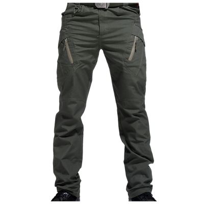 Ozmmyan Men's Hiking Cargo Pants Outdoor Golf Jogger Work Pants Camping Hiking Tactical Loose Straight Trousers Multi Pockets Mens Pants Hip Hop Pantalones Hombre Verano
