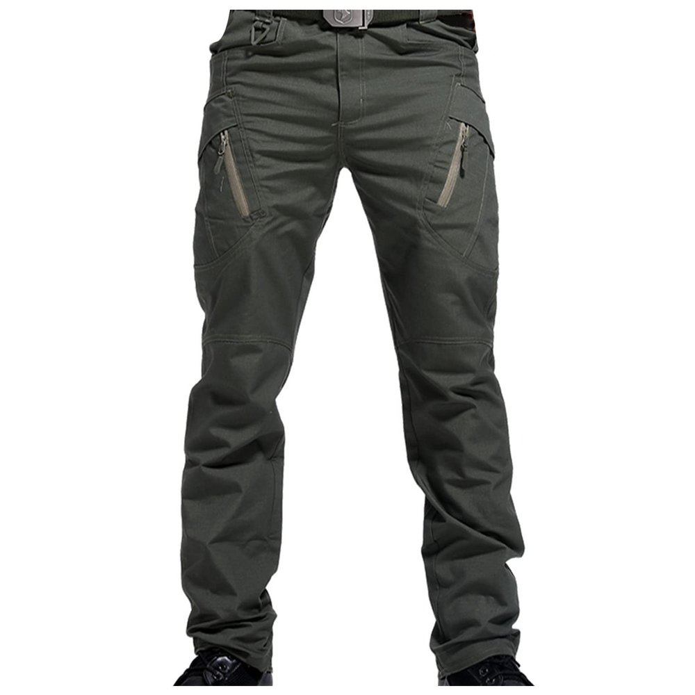 Ozmmyan Men's Hiking Cargo Pants Outdoor Golf Jogger Work Pants Camping Hiking Tactical Loose Straight Trousers Multi Pockets Mens Pants Hip Hop Pantalones Hombre Verano