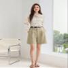 Women's Tops Shirts Sexy Tops for Women Shirts Tie Dye Mock Neck Top Shirts (Color : Apricot, Size : X-Small) view 4