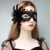 Mr.Fashion Halloween COSPLAY Black Spider Death Mask dance half face sexy mask stage show face mask headwear view 3