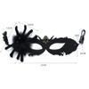 Mr.Fashion Halloween COSPLAY Black Spider Death Mask dance half face sexy mask stage show face mask headwear view 4